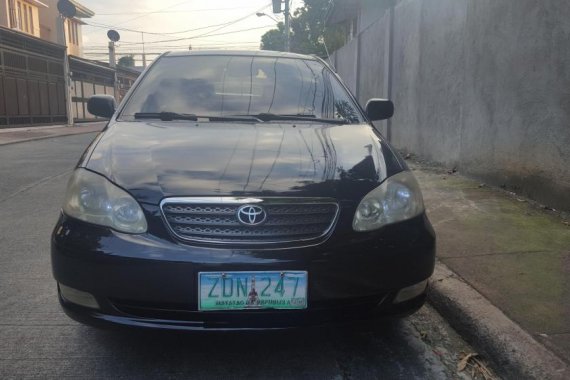 Toyota Corolla 2006 Gasoline Manual Black for sale 