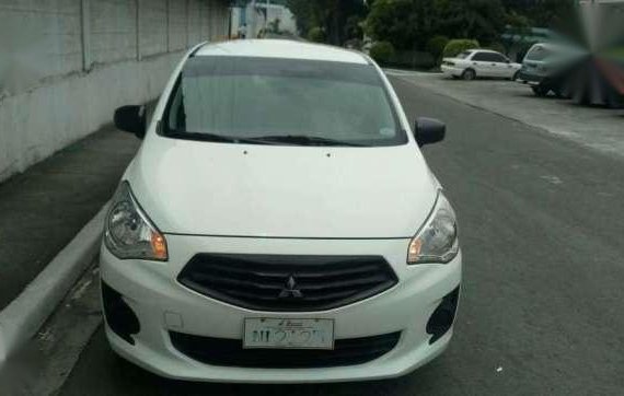 2015 Mitsubishi Mirage G4 MT White For Sale 