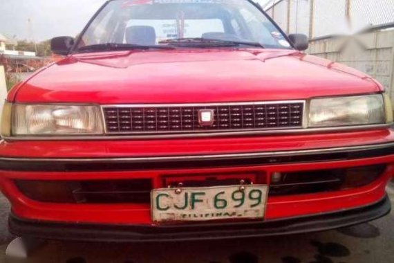 Toyota Corolla 1990 Small Body Maroon interior for sale