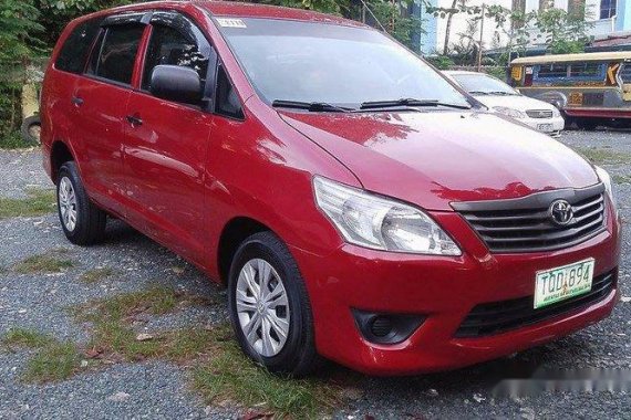 For sale red Toyota Innova 2013