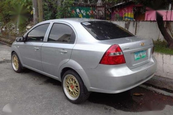 Chevrolet Aveo 2012 MT Silver For Sale