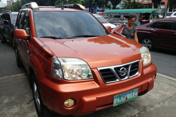 Orange Nissan X-Trail 2007 for sale