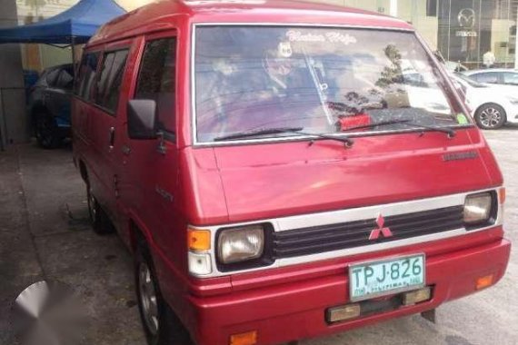 Mitsubishi L300 Versa Van MT Red For Sale 