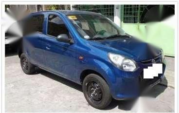 Blue Suzuki Alto Deluxe MT 2014 for sale