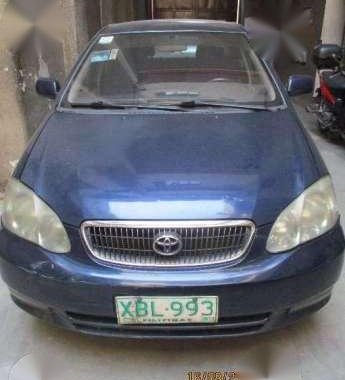 Toyota Corolla Altis 1.6 G Blue For Sale 