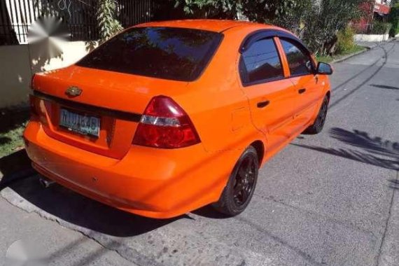 Chevrolet Aveo Sedan 2010 Orange For Sale 