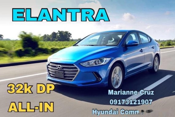 Hyundai Elantra 2017 Gasoline Manual White for sale 