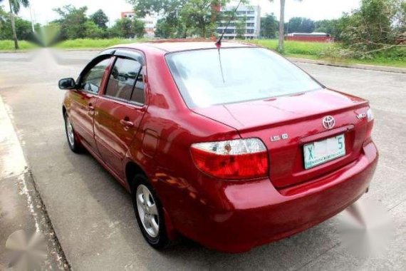 Toyota Vios 1.5G 2003 MT Red For Sale 