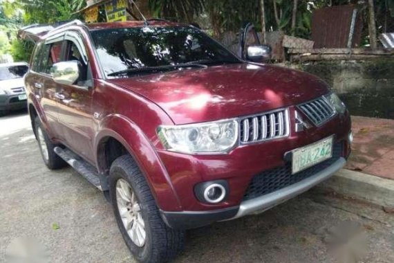 2013 Mitsubishi Montero Gls V AT Red For Sale 