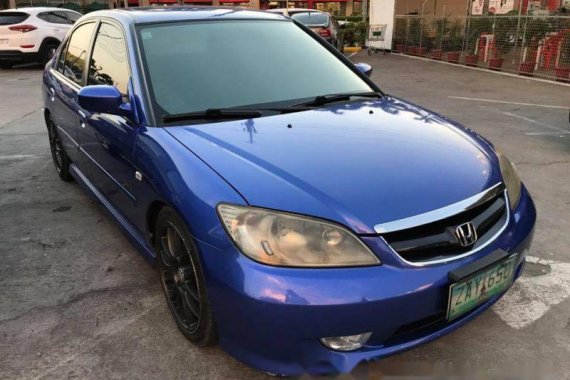 2005 Honda Civic BLUE FOR SALE 