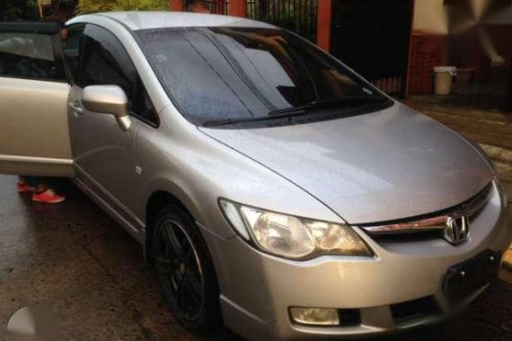 Honda Civic 1.8S AT 2007 Silver For Sale 