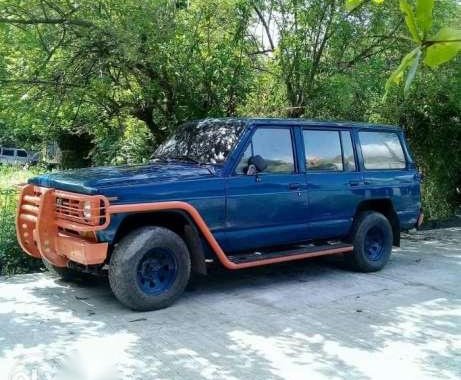 Nissan Patrol SUV blue for sale 