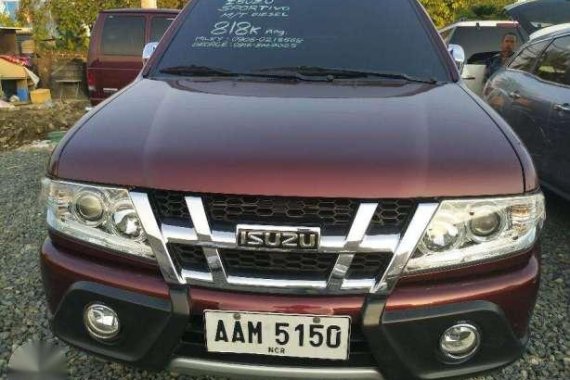 Isuzu Sportivo 2014 manual red diesel for sale 