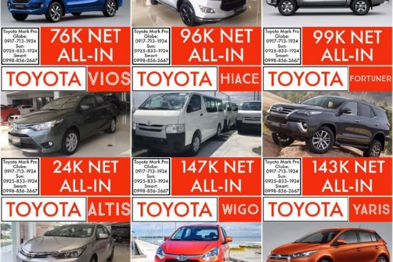 2018 Toyota Vios Lowest DP Promo!!! ALL-IN SALE!!!