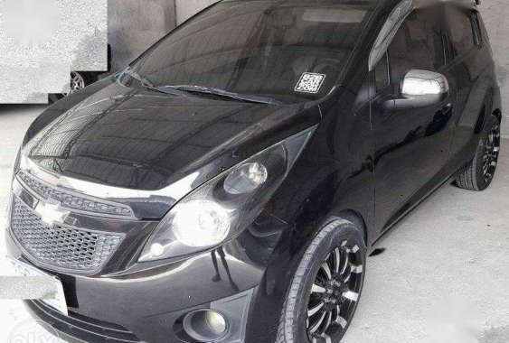 Chevrolet Spark 2012 Automatic Top of The Line black Pampanga area