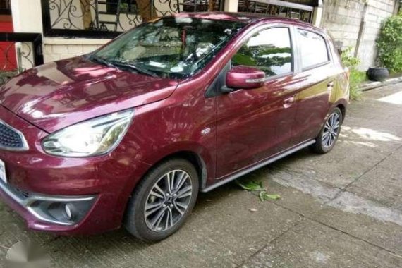 Mitsubishi Mirage 2017 Gls MT Red For Sale 