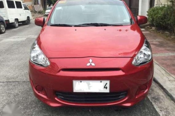 Mitsubishi Mirage Glx 2015 Red For Sale 