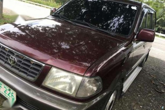 Toyota revo GLX 2001 model davao plate manual all power gasoline fuel.