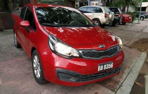 Kia Rio 2013 Model MT Red For Sale 