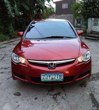 Honda Civic 2007 1.8S AT Red For Sale 