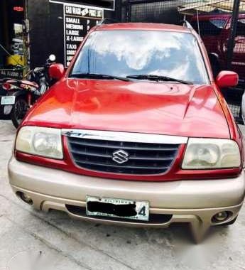 Suzuki Vitara 4x4 2002 AT Red For Sale 