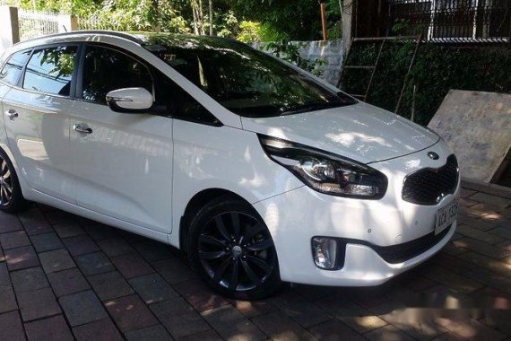 Kia Carens 2015 WHITE FOR SALE
