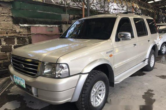 Ford Everest 2005 CREAM FOR SALE