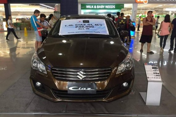 Suzuki Ciaz 2017 Manual Gasoline P48,000 for sale 