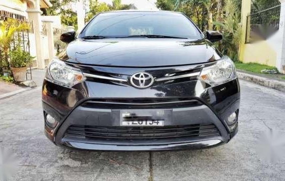 Toyota Vios E 2016 Black Sedan For Sale 