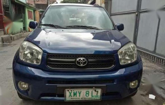 2004 Toyota Rav4 4WD AT Blue For Sale 