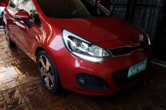 Kia Rio 2012 RED FOR SALE