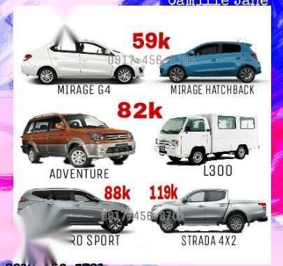 DitoSUREka! 2017 Montero Sport Adventure L300 Mirage G4 Hatchback