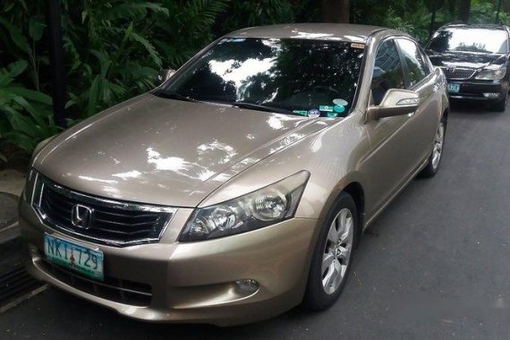 Honda Accord 2008 BEIGE FOR SALE