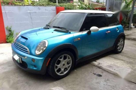 2004 Mini Cooper S 1.6L MT Blue For Sale 