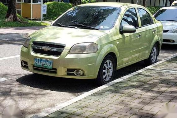 Chevrolet Aveo 2007 AT Green Sedan For Sale 
