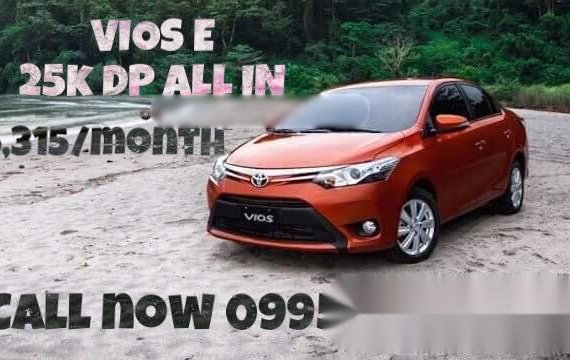 2018 TOYOTA VIOS E FOR 25K DP ONLY!