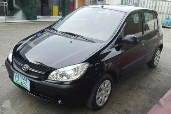 Hyundai Getz 2010 black manual 37k kms cebu unit