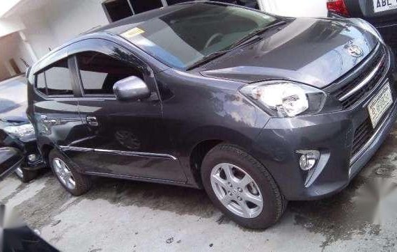 2015 Toyota Wigo 1.0G Gray Manual Toyota for sale 
