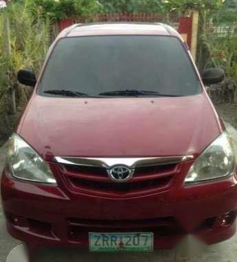 Toyota Avanza J 2008 MT Red For Sale 