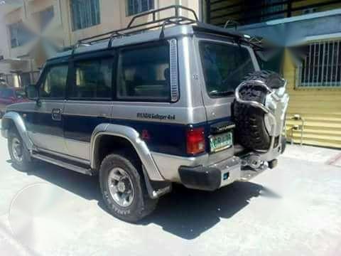 Hyundai Galloper Pajero 2002 MT Silver For Sale 