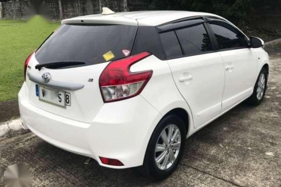 Toyota YARIS 1.3E AT 2016 White For Sale 