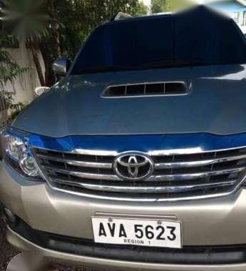 Toyota Fortuner G 2015 MT Beige For Sale 