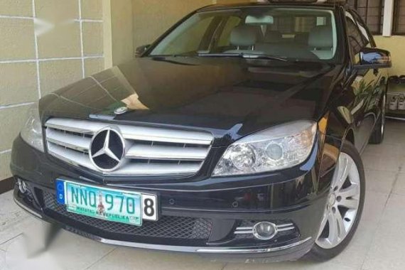 2009 Mercedes Benz C200 AT Black For Sale 