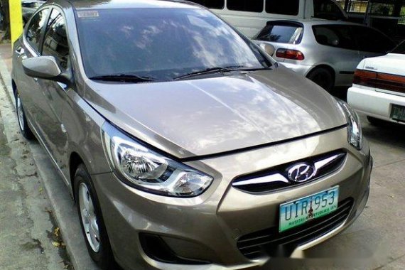 Hyundai Accent 2012 Beige for sale