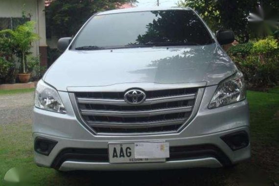 Toyota Innova E 2014 AT Silver For Sale 