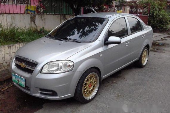 For sale Silver Chevrolet Aveo 2012