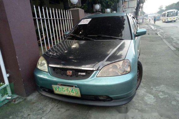 Honda Civic 2001 GREEN FOR SALE