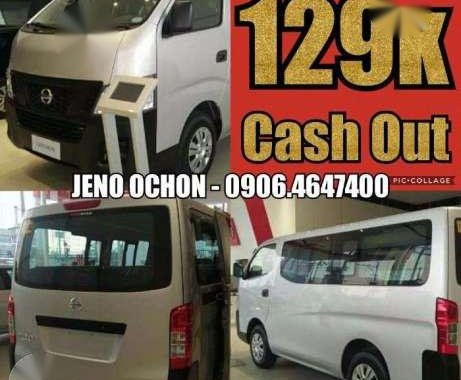 2017 Nissan Urvan 18str 129k cash out only for sale 