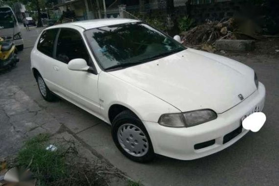 Honda Civic HB 1993 MT White For Sale 