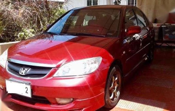 Honda Civic 2005 Vtis MT Red For Sale 